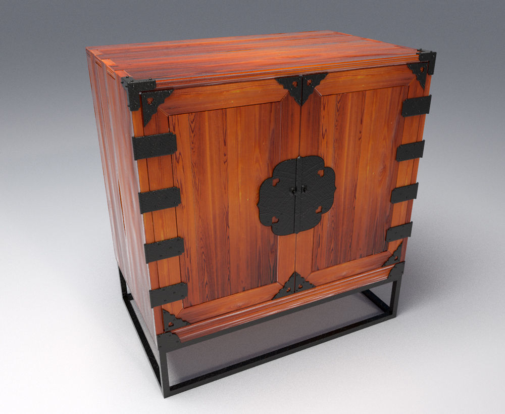 Echise Bruno - 6 Japanese Furniture Pack 3D model_6