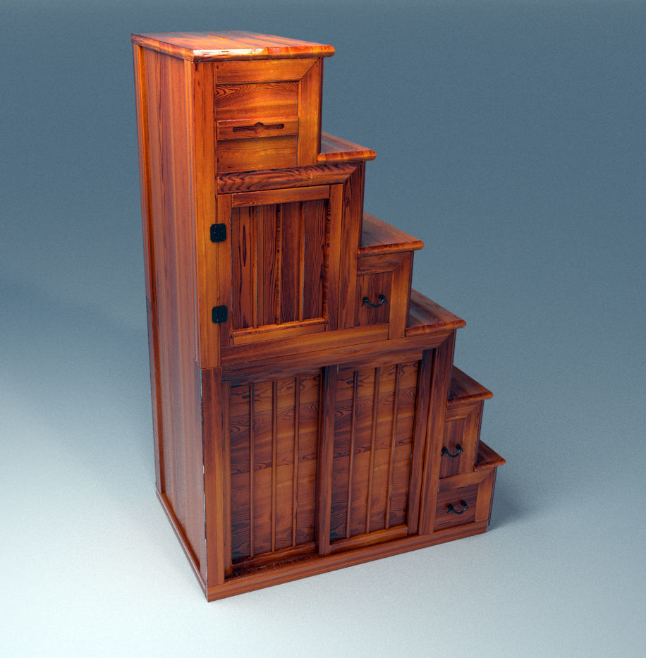 Echise Bruno - 6 Japanese Furniture Pack 3D model_5