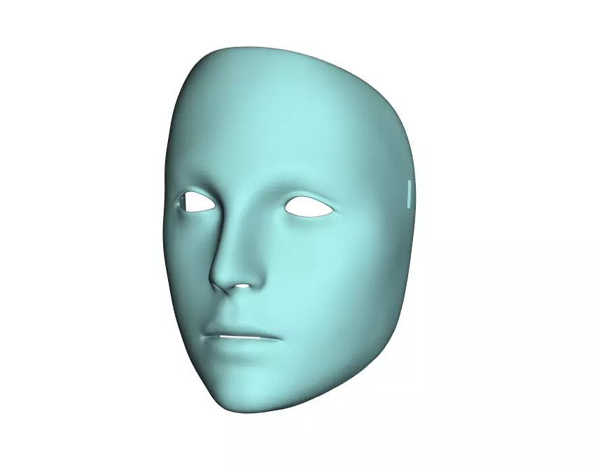 face mask 3D print model_0