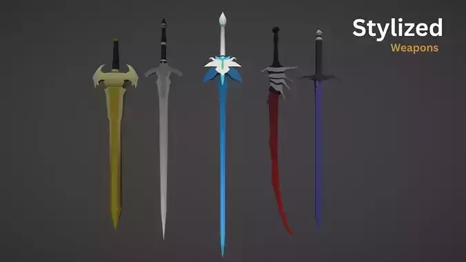 Stylized Fantasy Weapons Pack