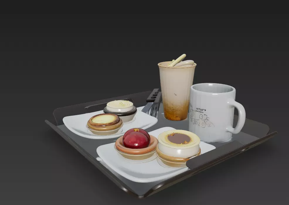 taleuteu and coffee 3D model_37