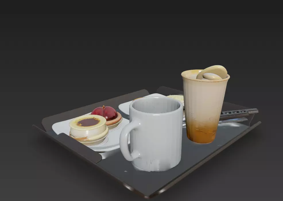 taleuteu and coffee 3D model_45