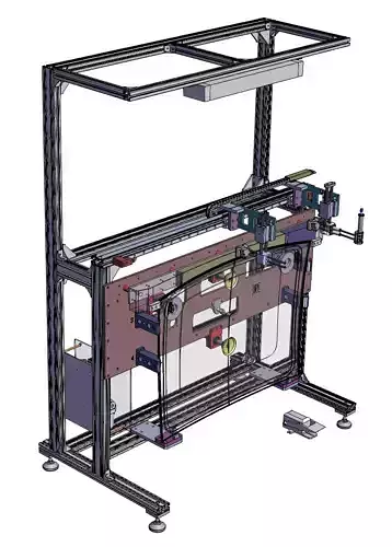Automobile Sunroof Glass Seal Strip Rolling Assembly Machine 