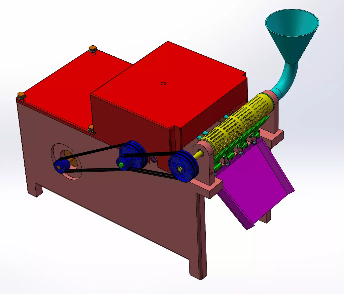 Walnut Shelling Machine 3D model