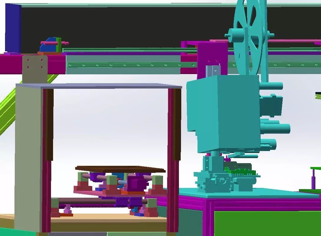 Mobile Phone Detection and Film Laminating Machine   3D model_6