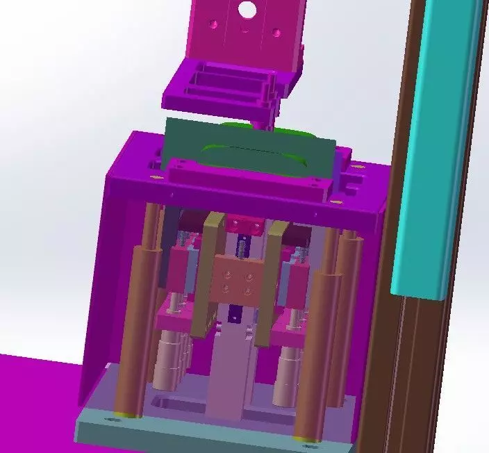 Mobile Phone Detection and Film Laminating Machine   3D model_7