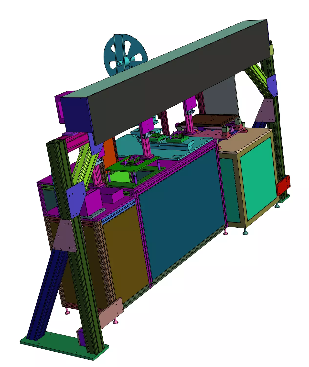 Mobile Phone Detection and Film Laminating Machine   3D model_3