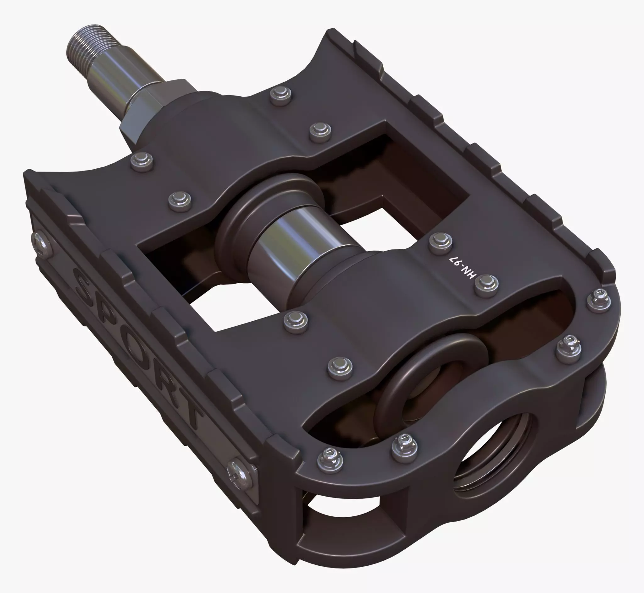 Bicycle Pedal Platform M1 3D model_2