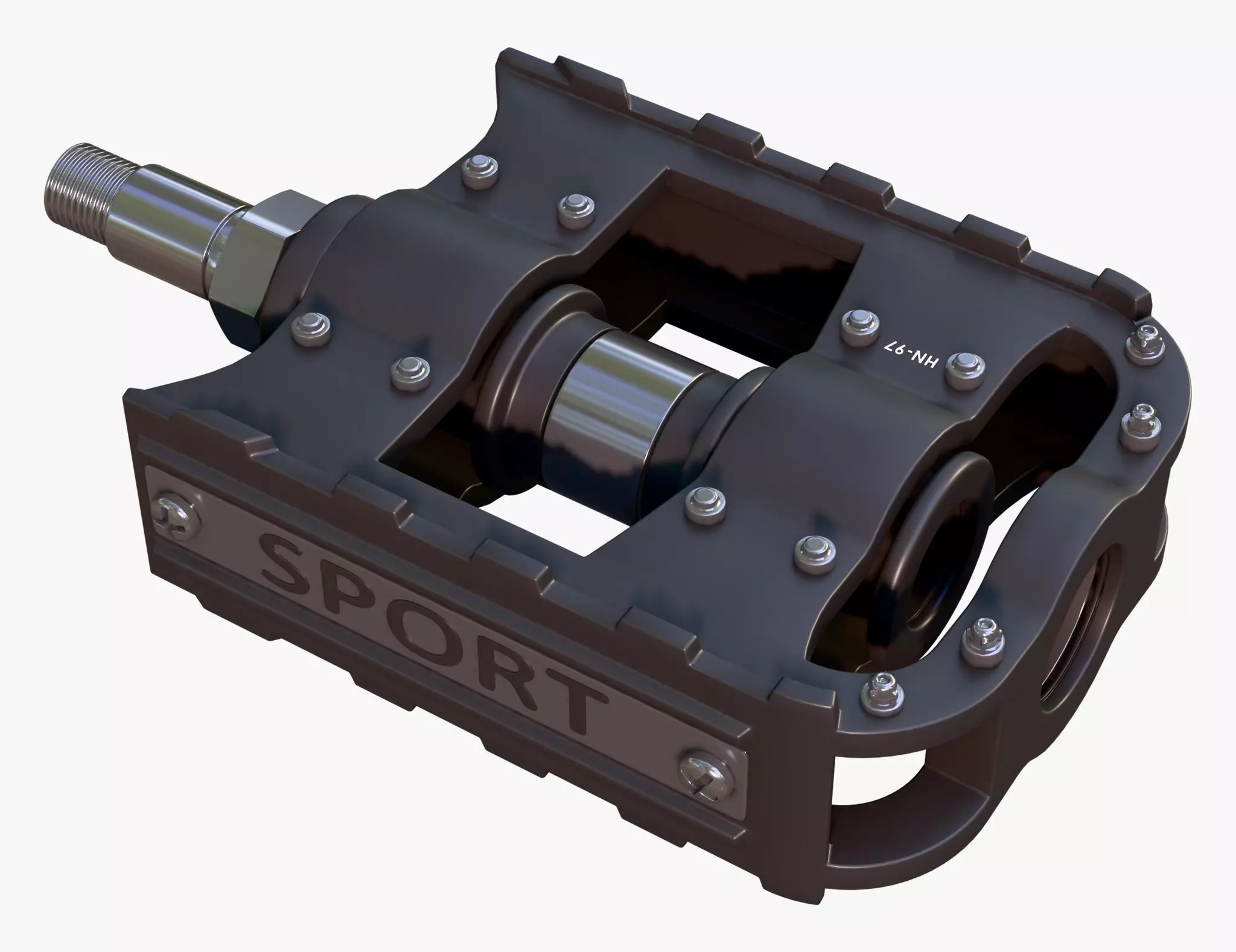 Bicycle Pedal Platform M1 3D model_1