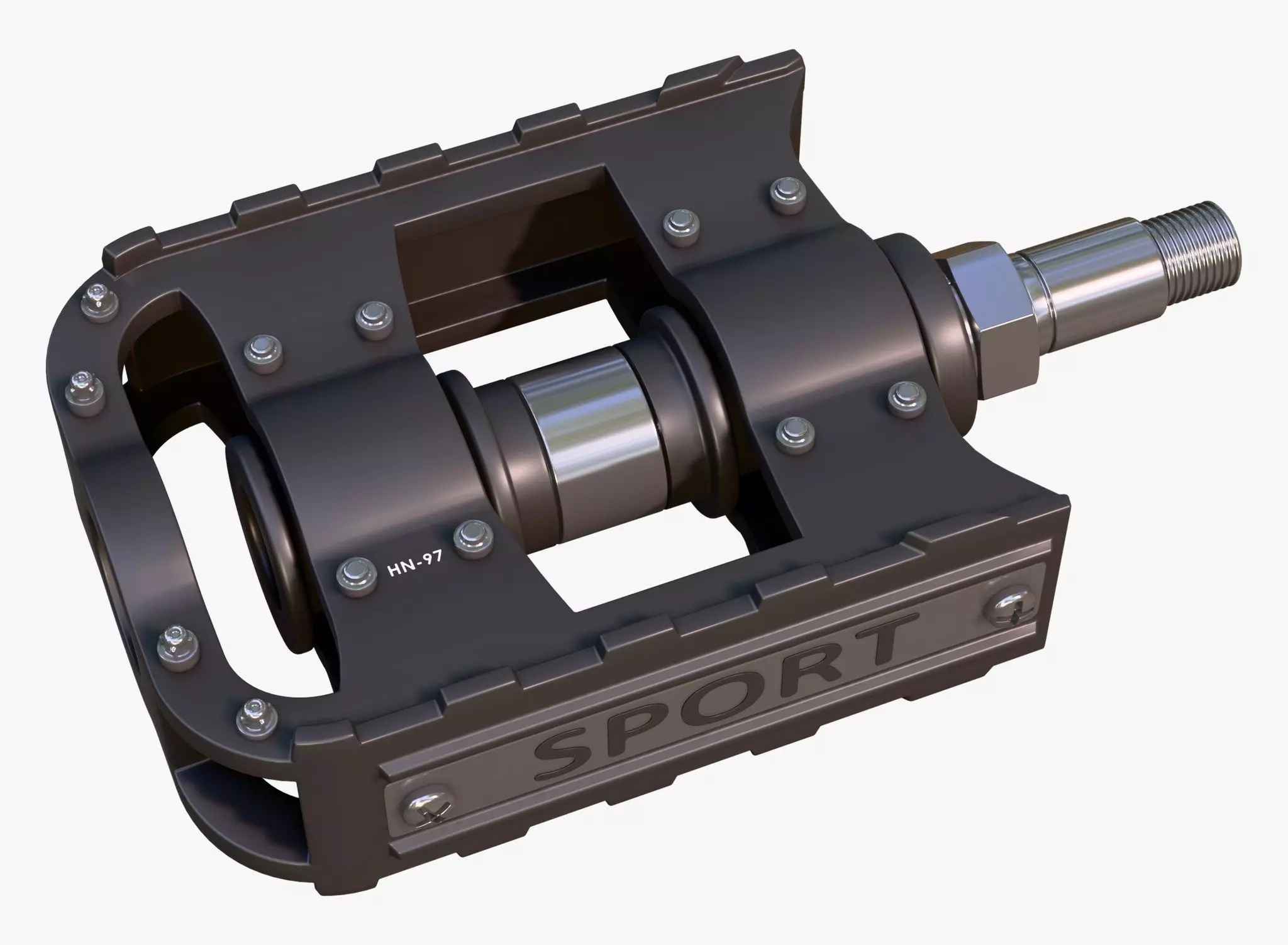 Bicycle Pedal Platform M1 3D model_4