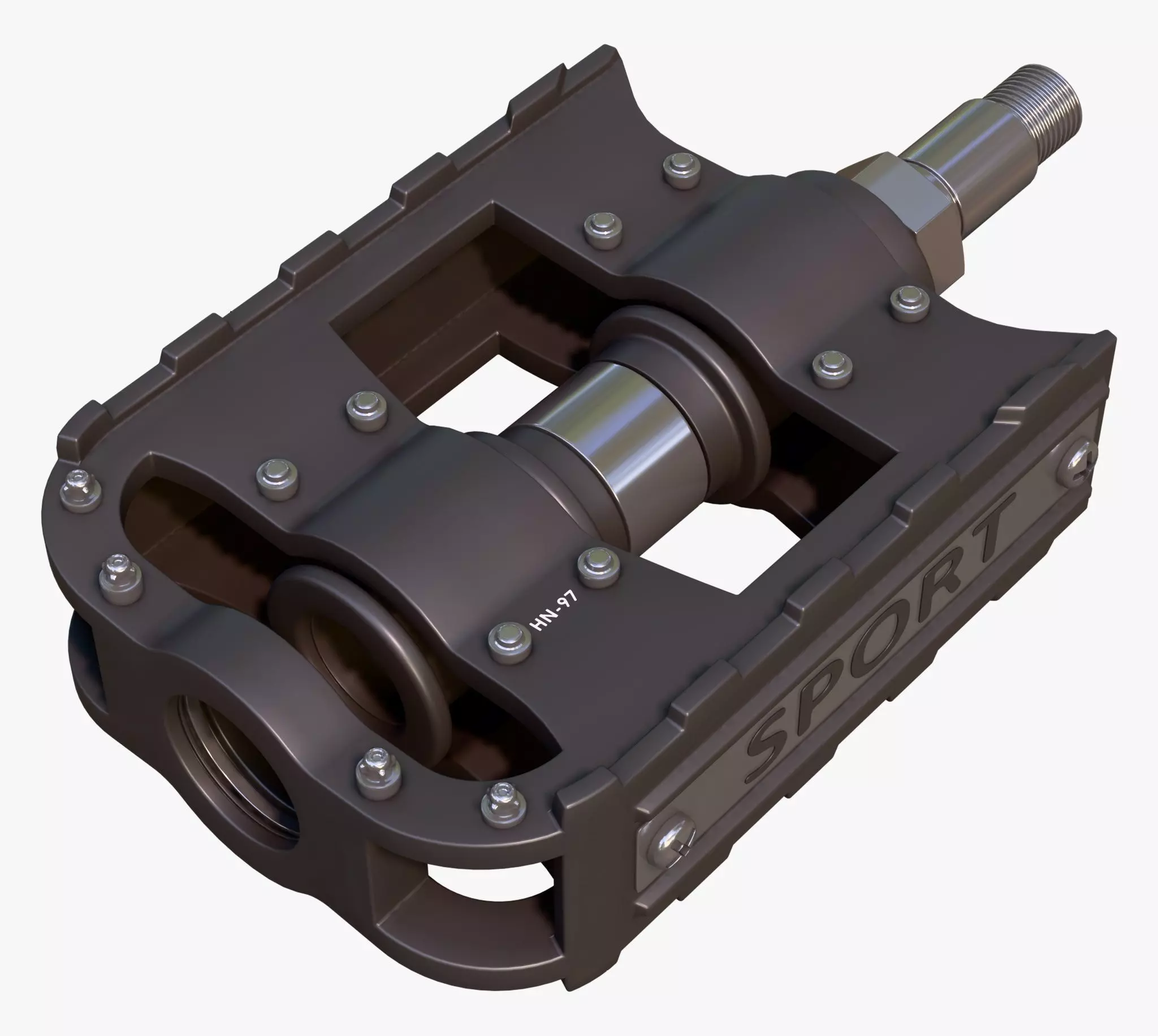 Bicycle Pedal Platform M1 3D model_3