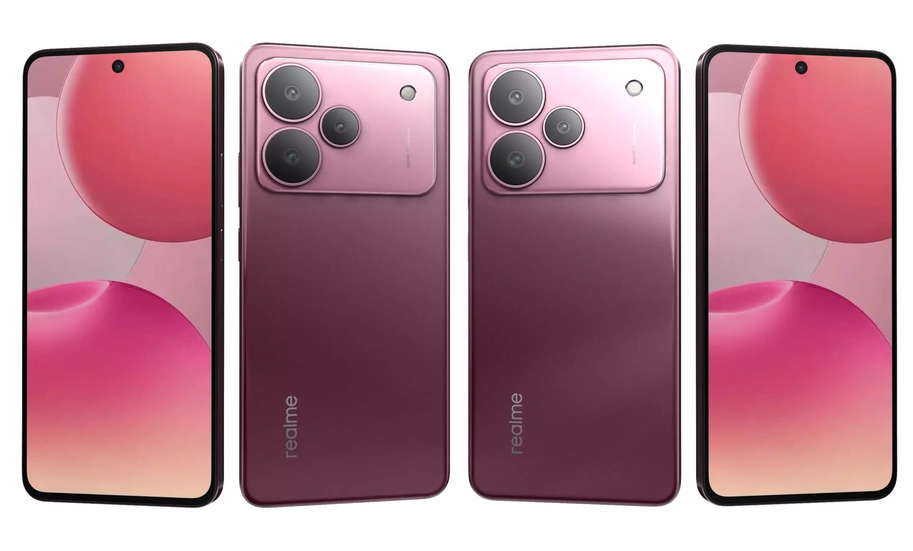 Realme P4 All Colors 3D model_2