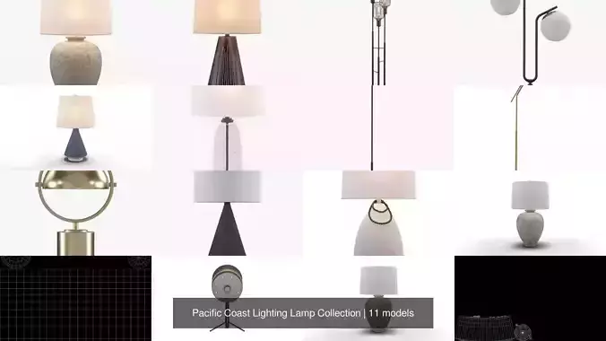 Pacific Coast Lighting Lamp Collection 