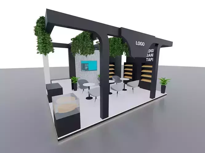 6x4m exhibition booth 