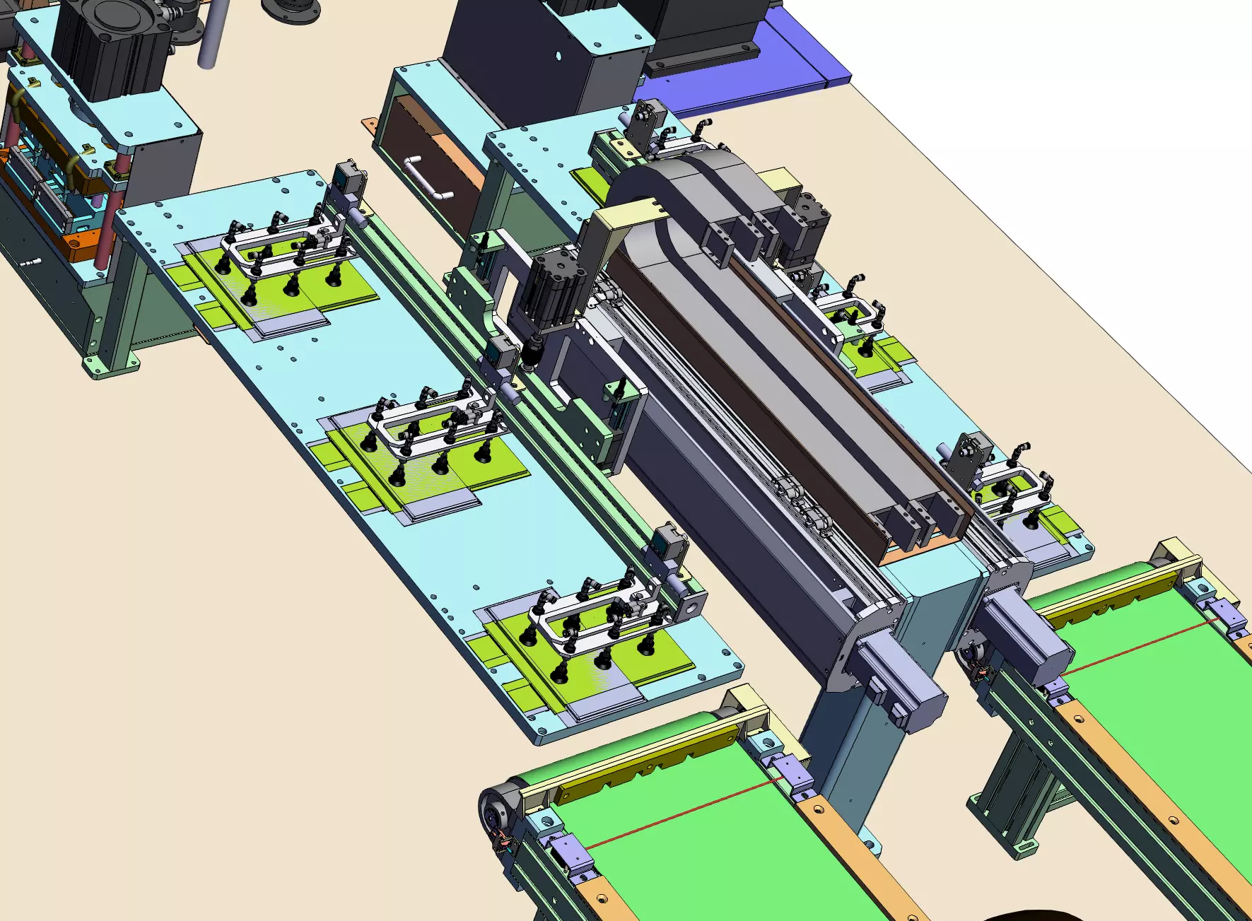 Soft Package Cell Processing Line 3D model_5