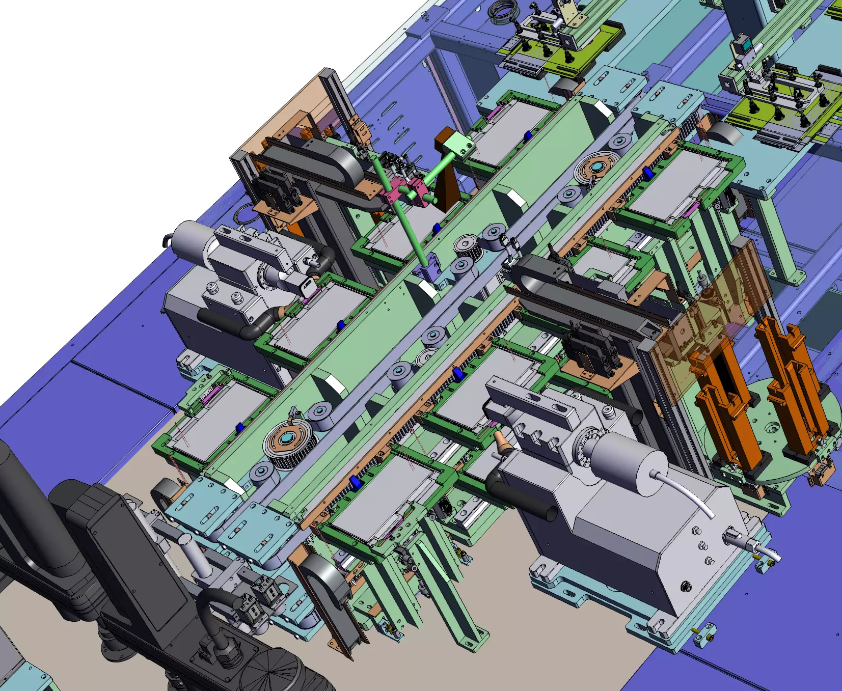 Soft Package Cell Processing Line 3D model_6