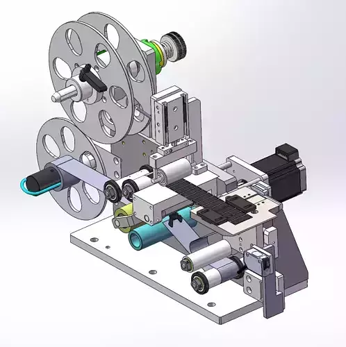 Retractable Label Stripping Machine 