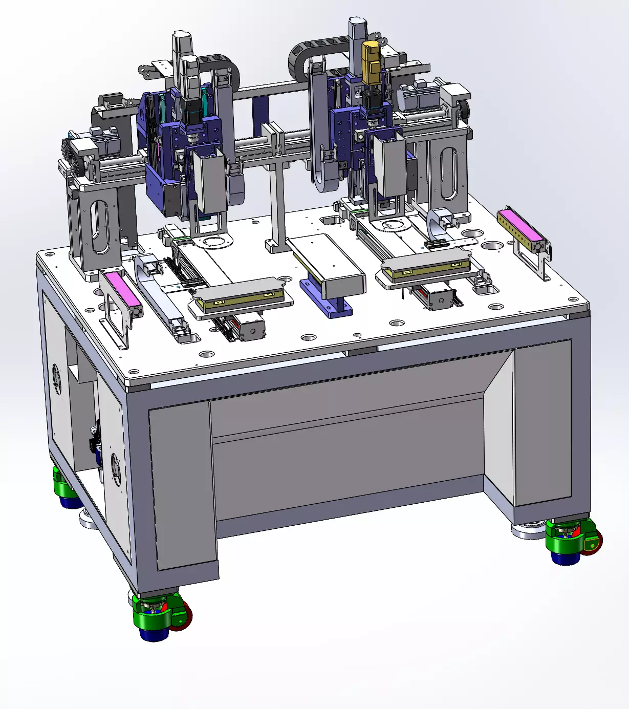 Dual-station Hot Melt Equipment  3D model_3