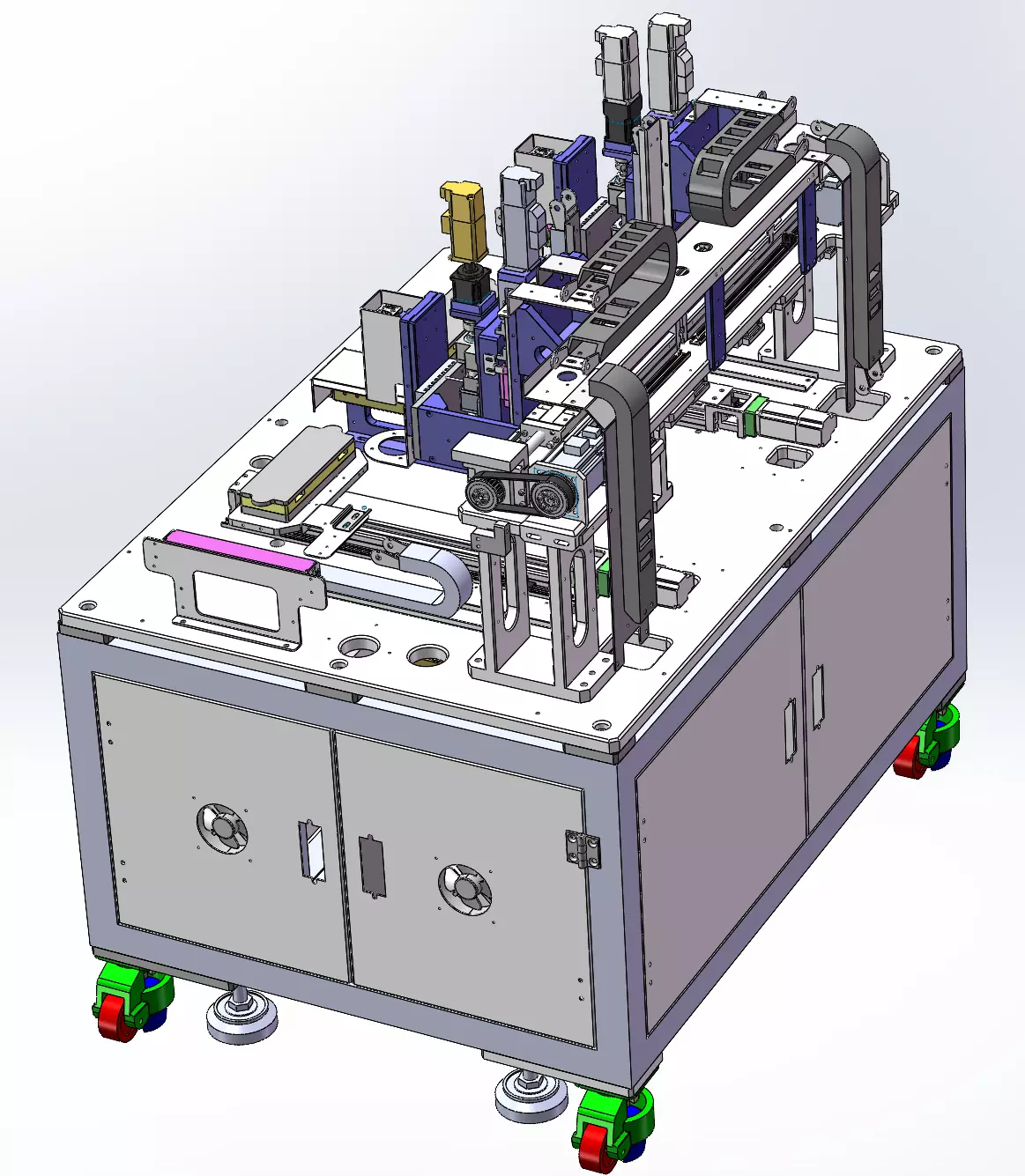 Dual-station Hot Melt Equipment  3D model_1