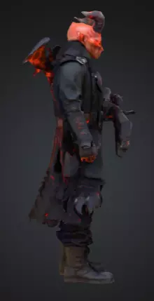 Hellbringer Low-poly 3D model_1