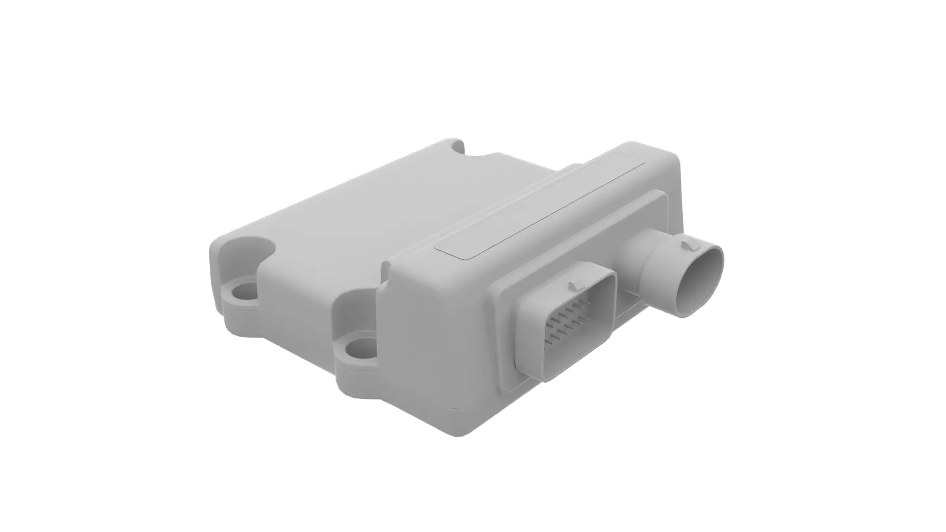 Holley EFI Injector Driver Module Low-poly 3D model_6