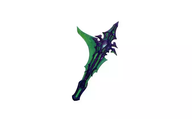 Ethereal Blade  Fantasy Demon Sword 3D Model