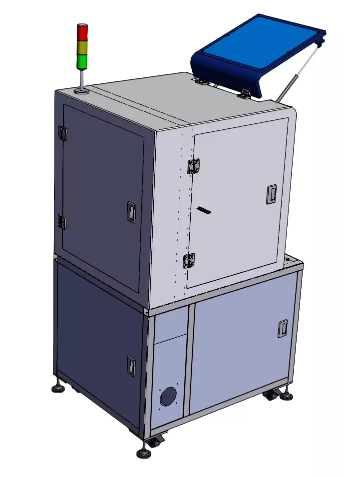 Fully Automatic Milling Machine for Gate Removal 3D model_3