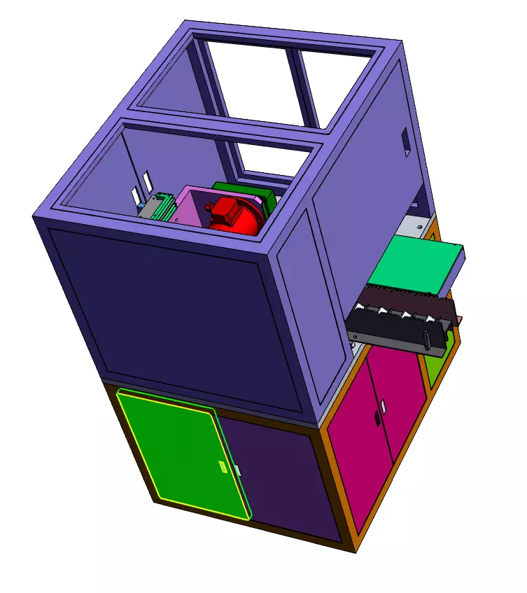 Fully Automatic Precision Turning Machine 3D model_2