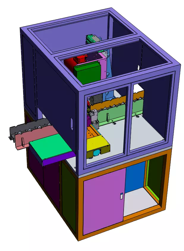 Fully Automatic Precision Turning Machine 3D model_1