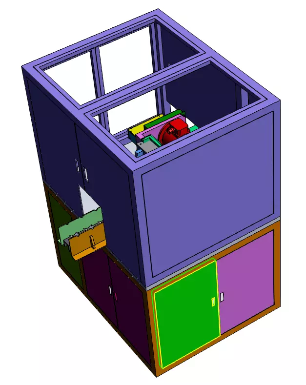 Fully Automatic Precision Turning Machine 3D model_3
