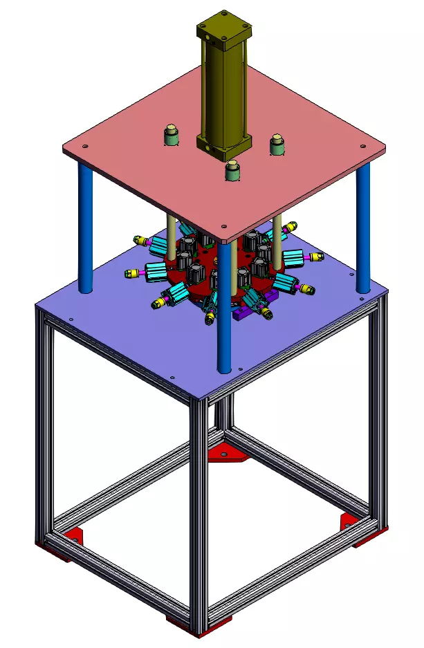 Fully Automatic Buckle Press Machine 3D model_0