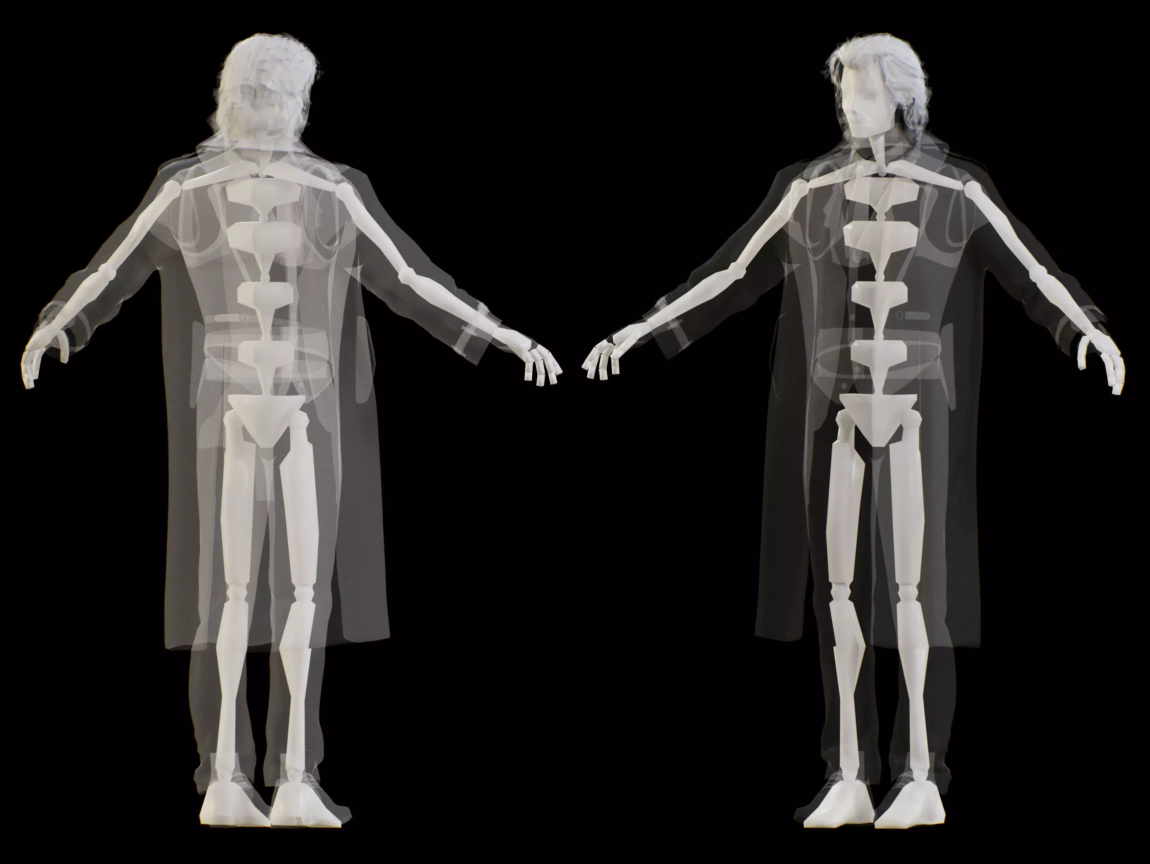 Joker Low-poly 3D model_11