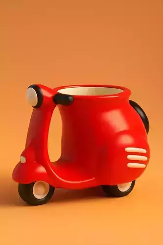 Vespa Scooter Mug