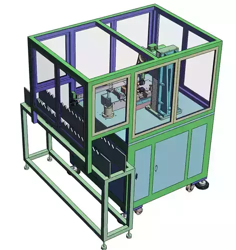 Precision Turning Machine with Single Cutter and Dual Servos 