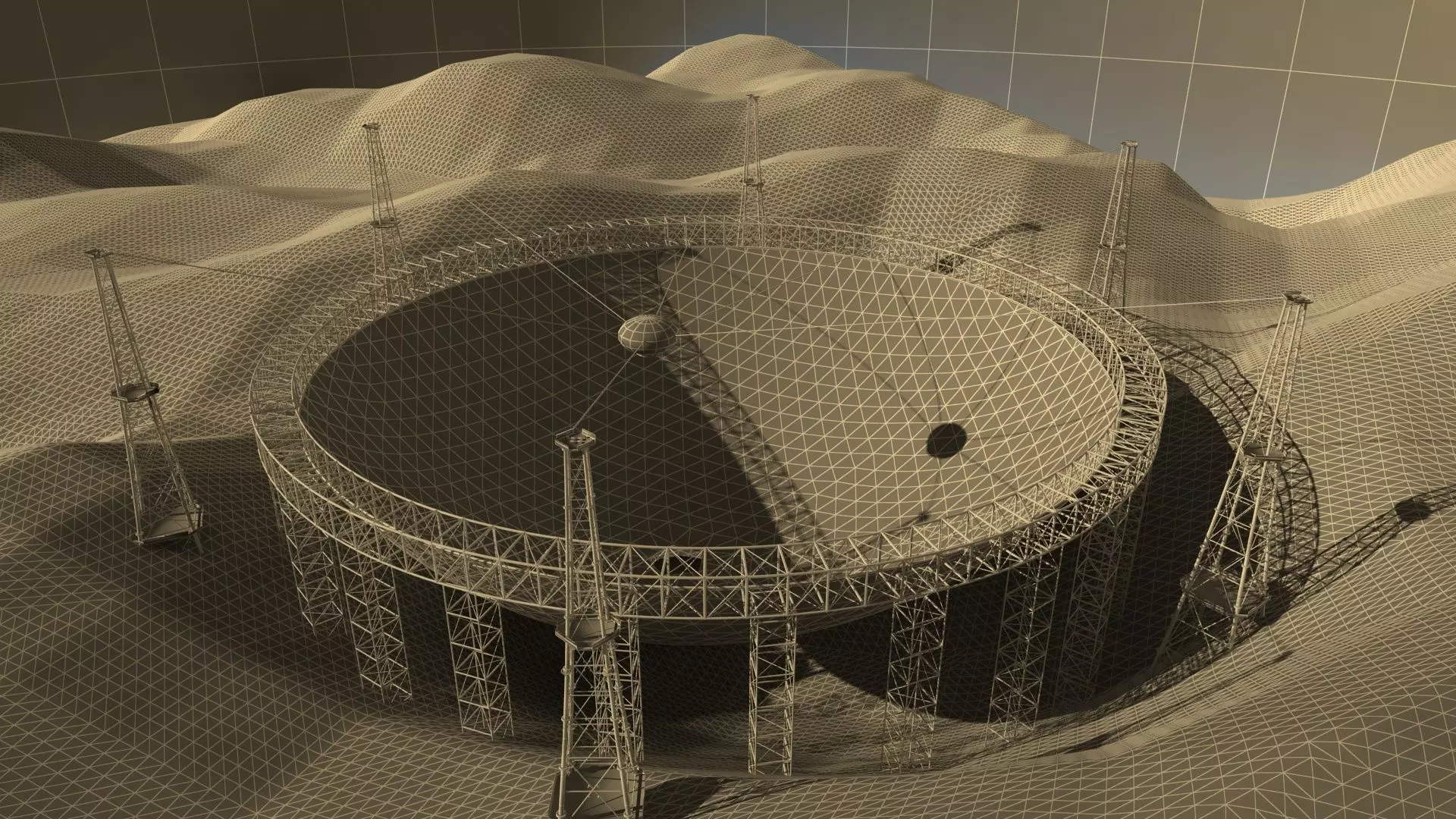 FAST Tianyan Chinese Telescope 3D model_9