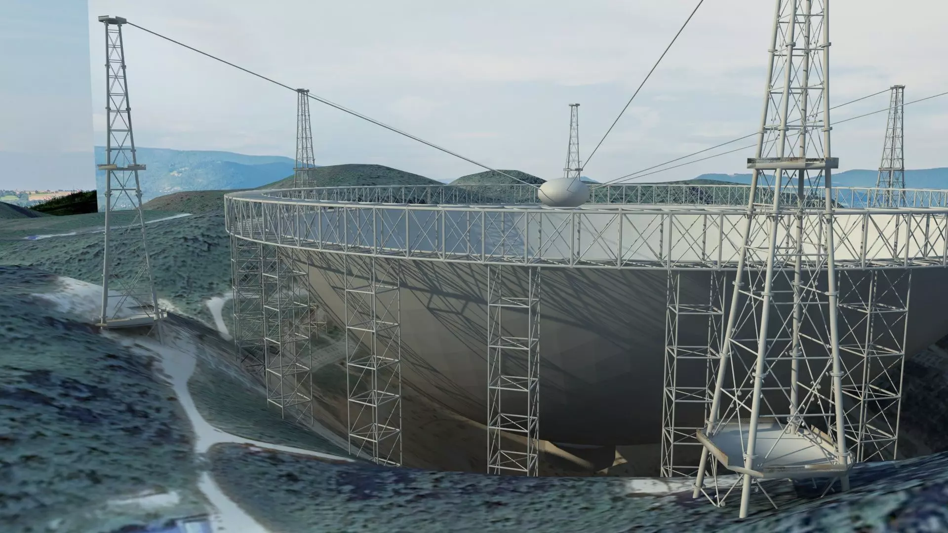 FAST Tianyan Chinese Telescope 3D model_6