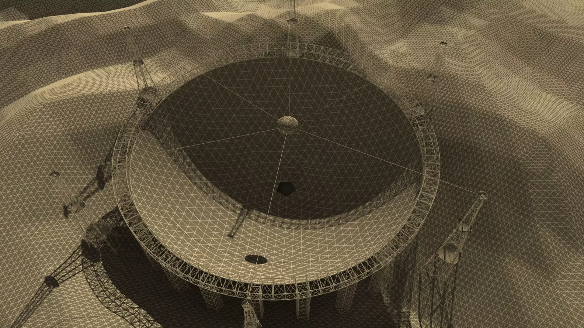 FAST Tianyan Chinese Telescope 3D model_10