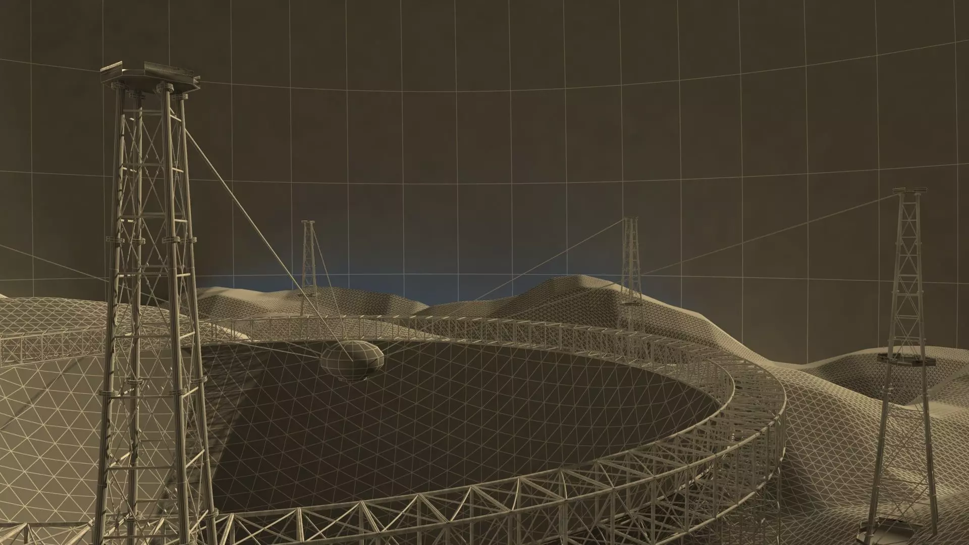 FAST Tianyan Chinese Telescope 3D model_12