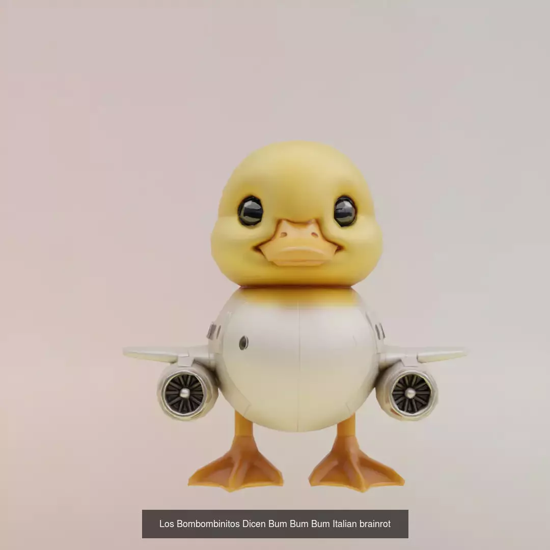 Italian brainrot v5 Low Poly Character 3D Model Collection _15