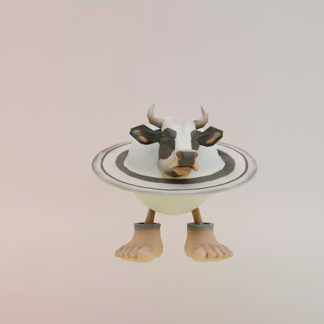 Italian brainrot v5 Low Poly Character 3D Model Collection _20