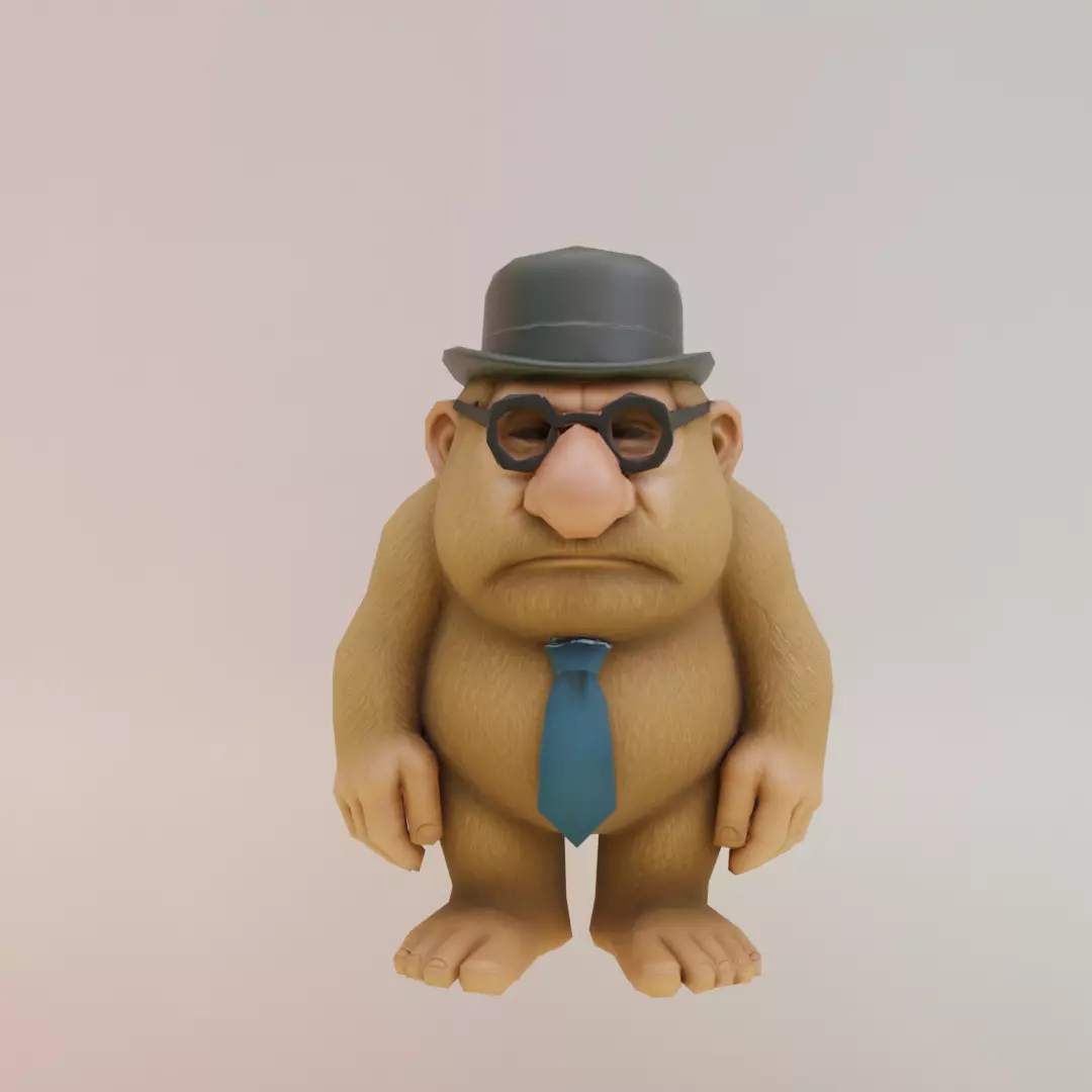 Italian brainrot v5 Low Poly Character 3D Model Collection _30