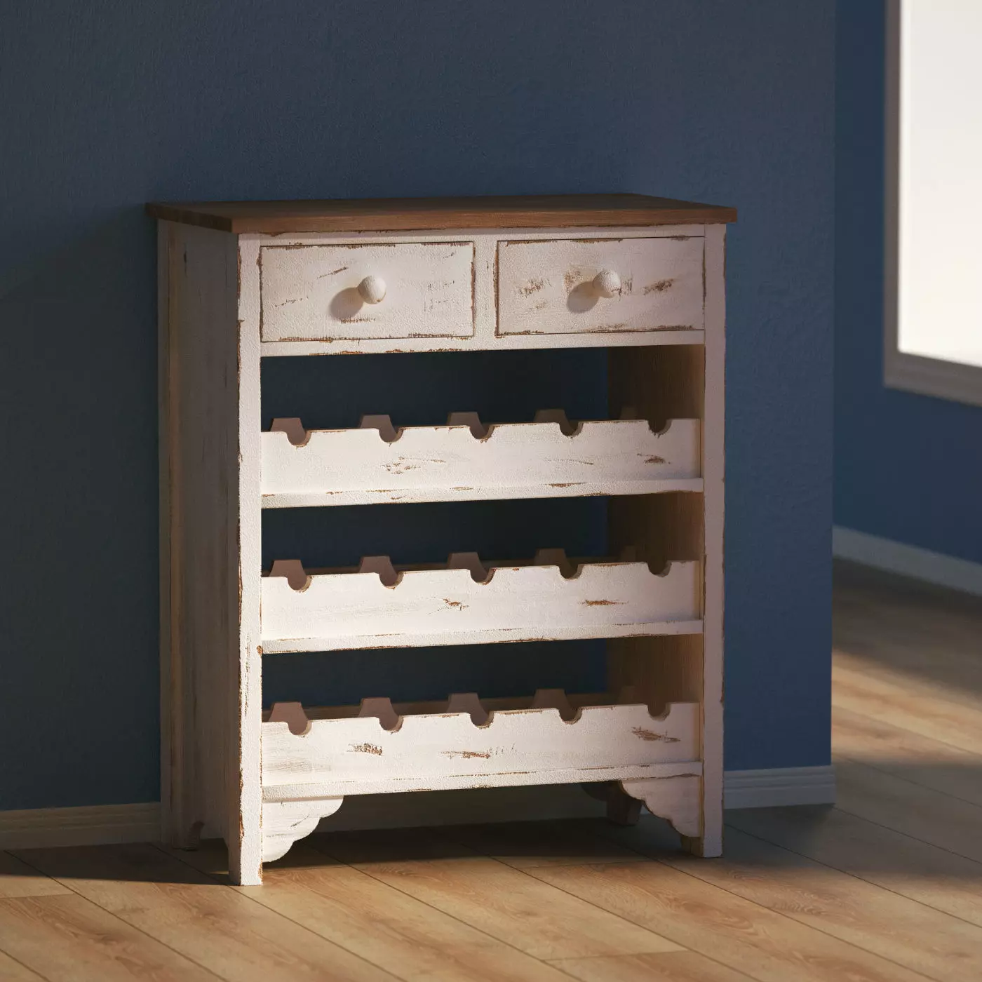 Wine Cabinet Free 3D model