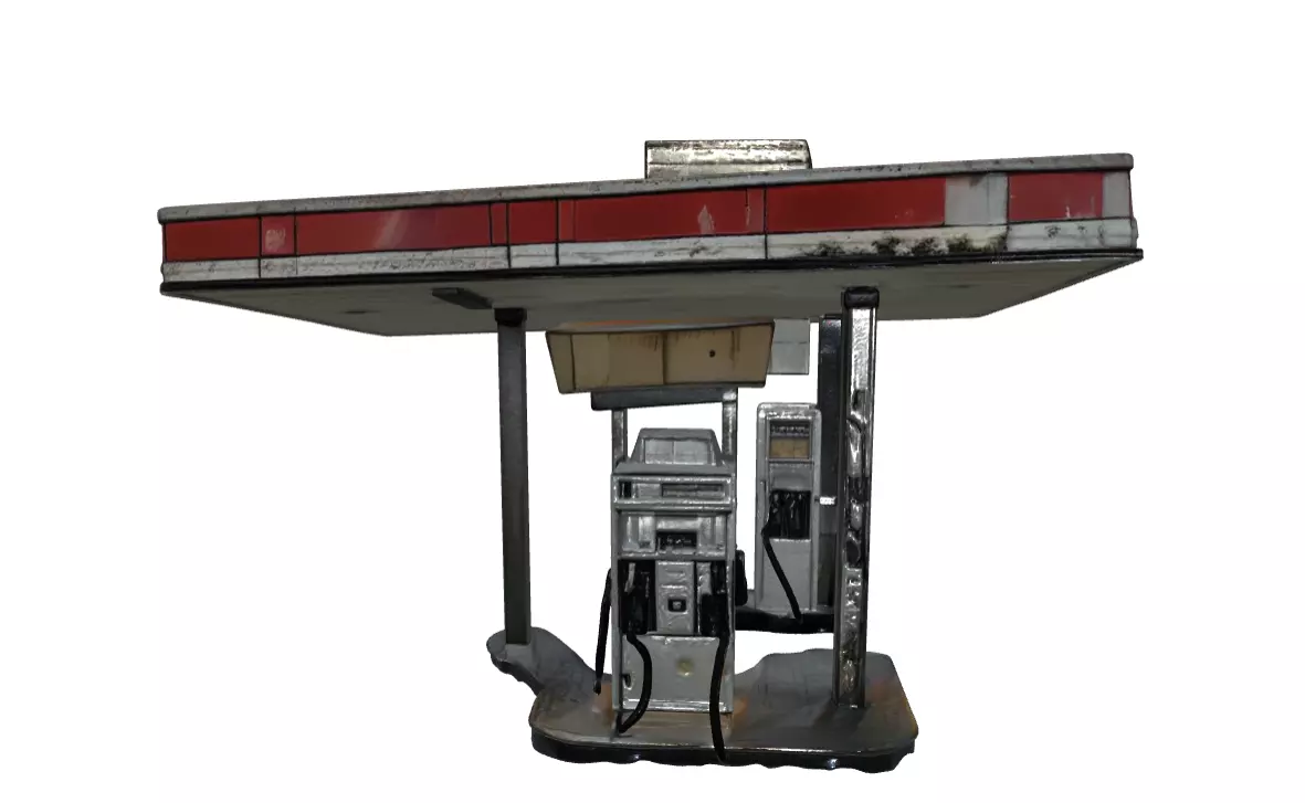 Abandoned Gas Station Relic 3D model_1