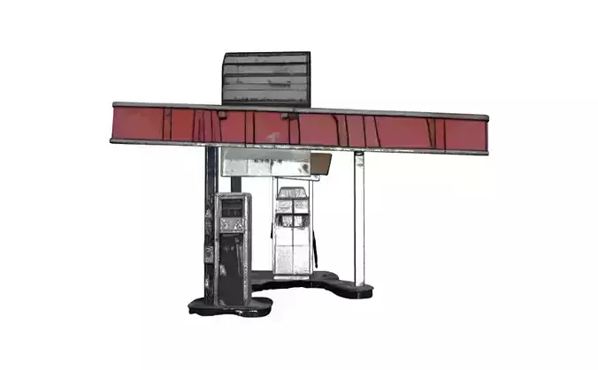 Abandoned Gas Station Relic