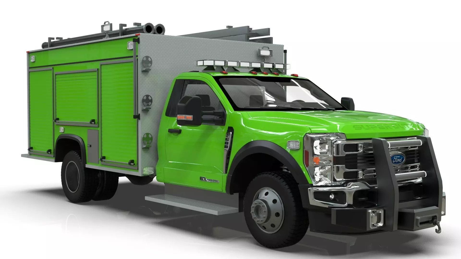 2024 F-600 FIRE TRUCK 3D model_13
