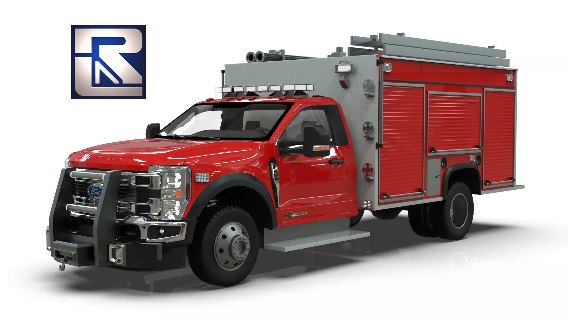 2024 F-600 FIRE TRUCK 3D model