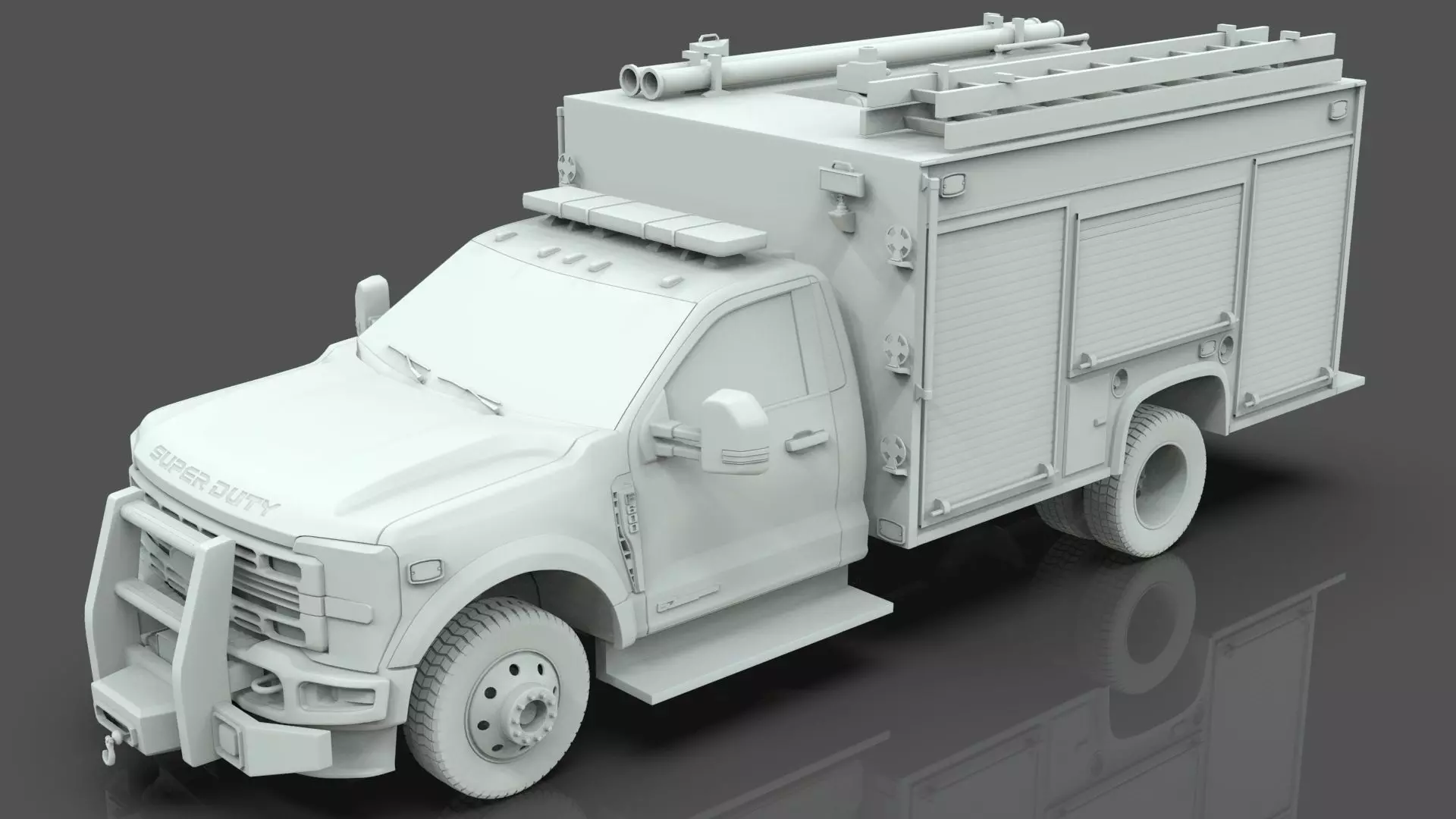 2024 F-600 FIRE TRUCK 3D model_20