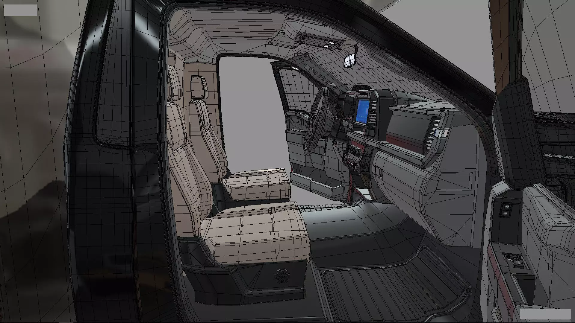 2024 F-600 FIRE TRUCK 3D model_42