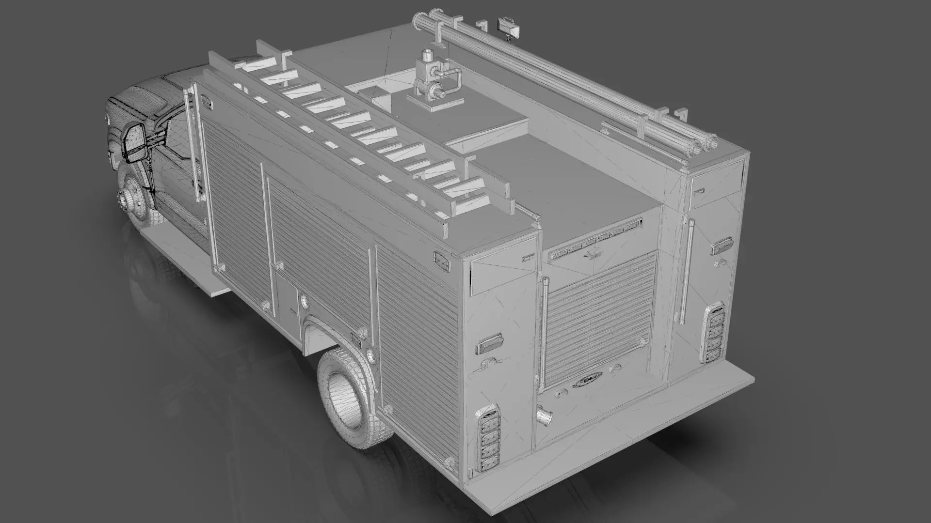 2024 F-600 FIRE TRUCK 3D model_23
