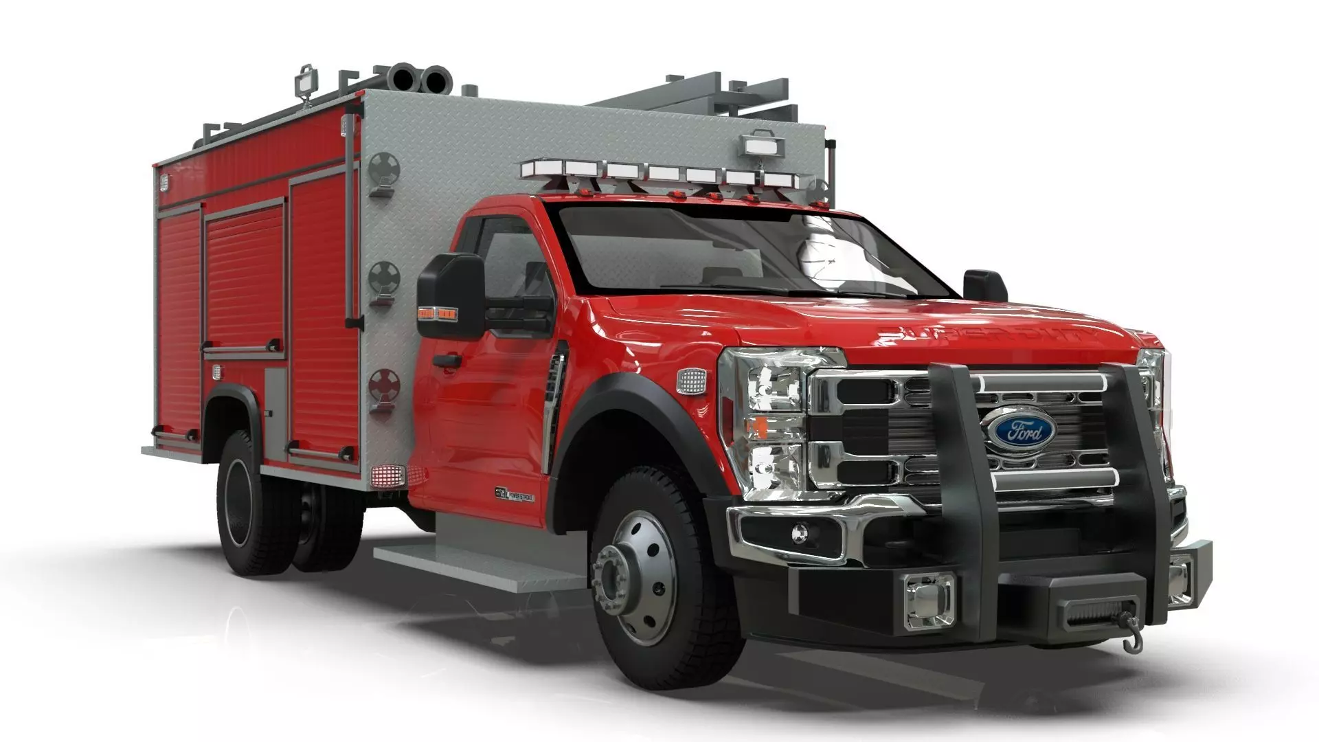 2024 F-600 FIRE TRUCK 3D model_6